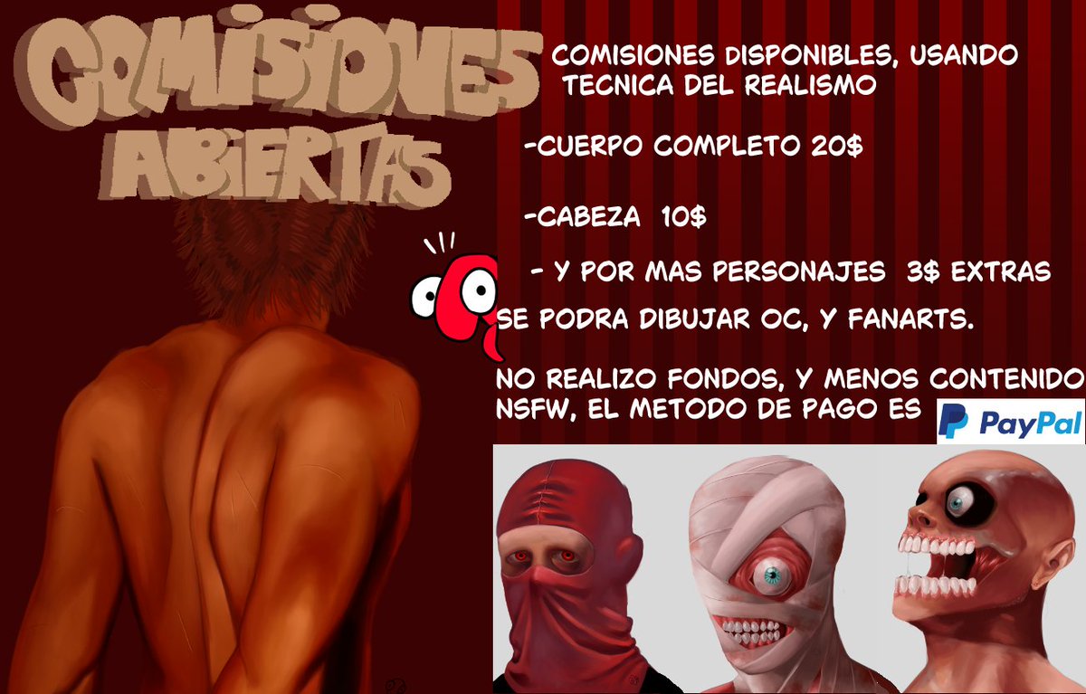 angelpeffers's tweet photo. comisiones abiertas:
estoy disponible para realizar los dibujos que me pidas, no realizo contenido NSFW, esto ya dicho puedo realizar fanarts o dibujar a tu oc escribirme al privado para mas información.

#comisiones #commissionsopen #Fanarts #arte #semirealismo https://t.co/vACz59wgOz