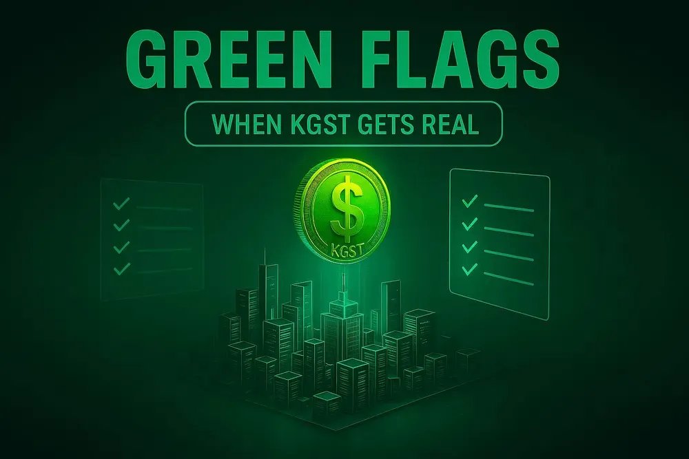 Want to know when $KGST stops being just Kyrgyzstan’s experiment and becomes a real #Stablecoins tool? Watch
<a href="/cis_binance/">Binance CIS</a>
and these 3 green flags:  ✅ Daily volume hits real 7-figures 📷 New listings on major CEXs 📷#KGST #BNBChain #crypto