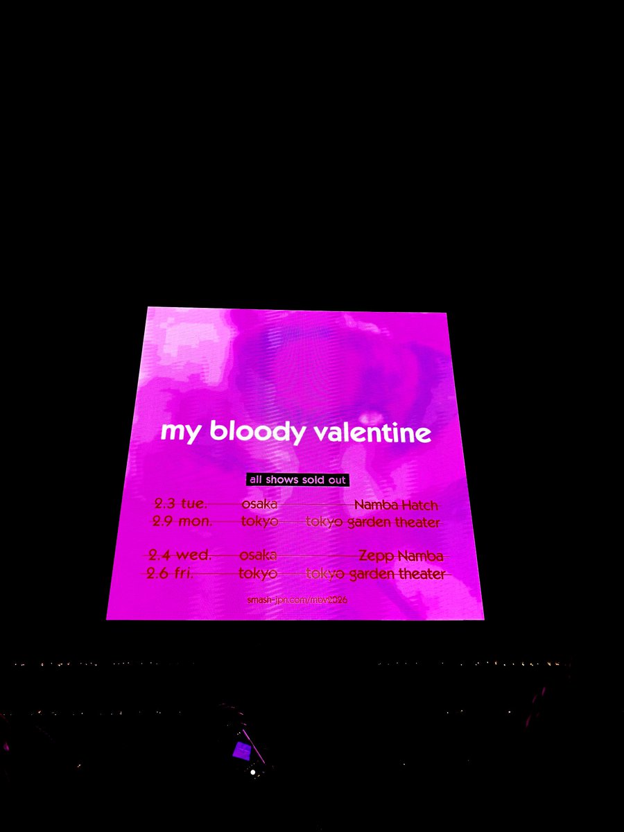 buuoo20's tweet photo. 最高でした！
轟音を浴びてきた𐤔𐤔𐤔

#マイブラ
#mybloodyvalentine https://t.co/QTudP4kPy0