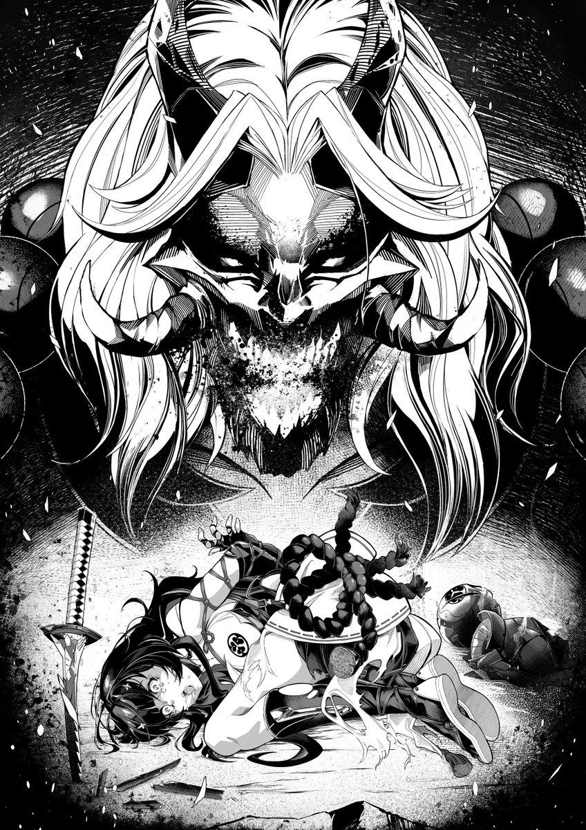 montblancster's tweet photo. #Chizuru mental breakdown👹

#ChaosZeroNightmare #CZN #カオスゼロナイトメア #mangaart #漫画風 https://t.co/nSwUrVPdiW