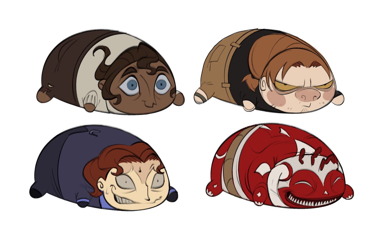 Plushies idea/concept, or just my OC’s as cursed loaf beings 

#oc #originalcharacter