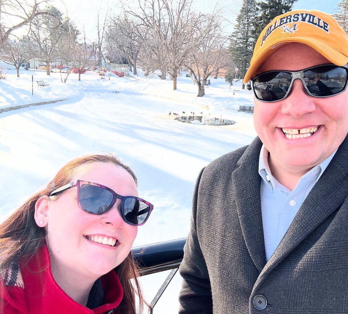 We were driving from location to location last week on our @varietykids trip from York to Walnutport when I saw a surprise Millersville University exit! We had to stop by <a href="/millersvilleu/">Millersville University</a> to check in on Miller and S’Ville and do some shopping at the school store! 🦢 🦢 <a href="/MUAlumni/">Millersville Alumni</a>