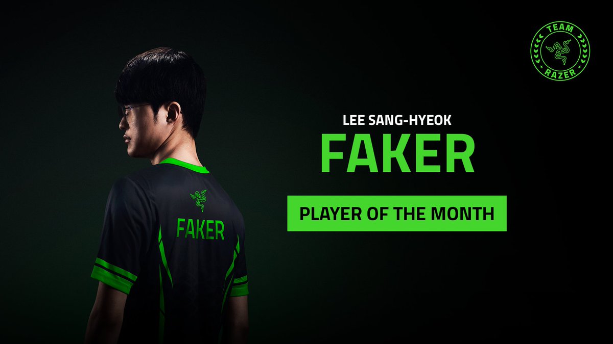 2026 starts the only way it should... with FAKER. 

✅️Undefeated LCK Cup run.
✅️Elite leadership. 
✅️Absolute dominance.

Your first Team Razer Player of the Month is the Unkillable Demon King himself. 🐍🏆

Who’s next?