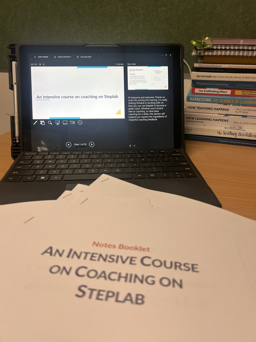 Exciting times! Getting ready to train 8 new coaches. <a href="/Steplab_co/">Steplab</a>