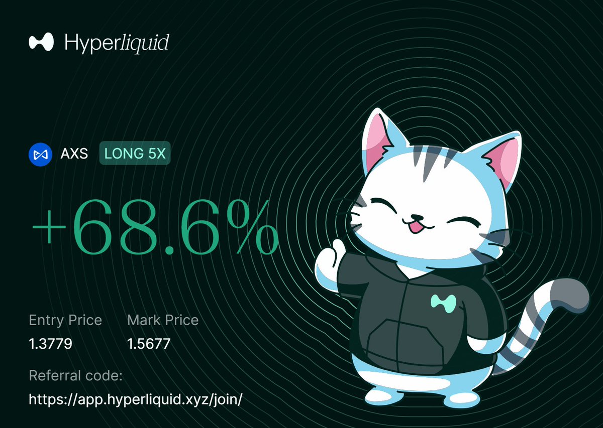 eric_rki's tweet photo. Trade $AXS perps seamlessly on @HyperliquidX using my referral code https://t.co/dqhcDaaaJD https://t.co/m798nQl1zn
