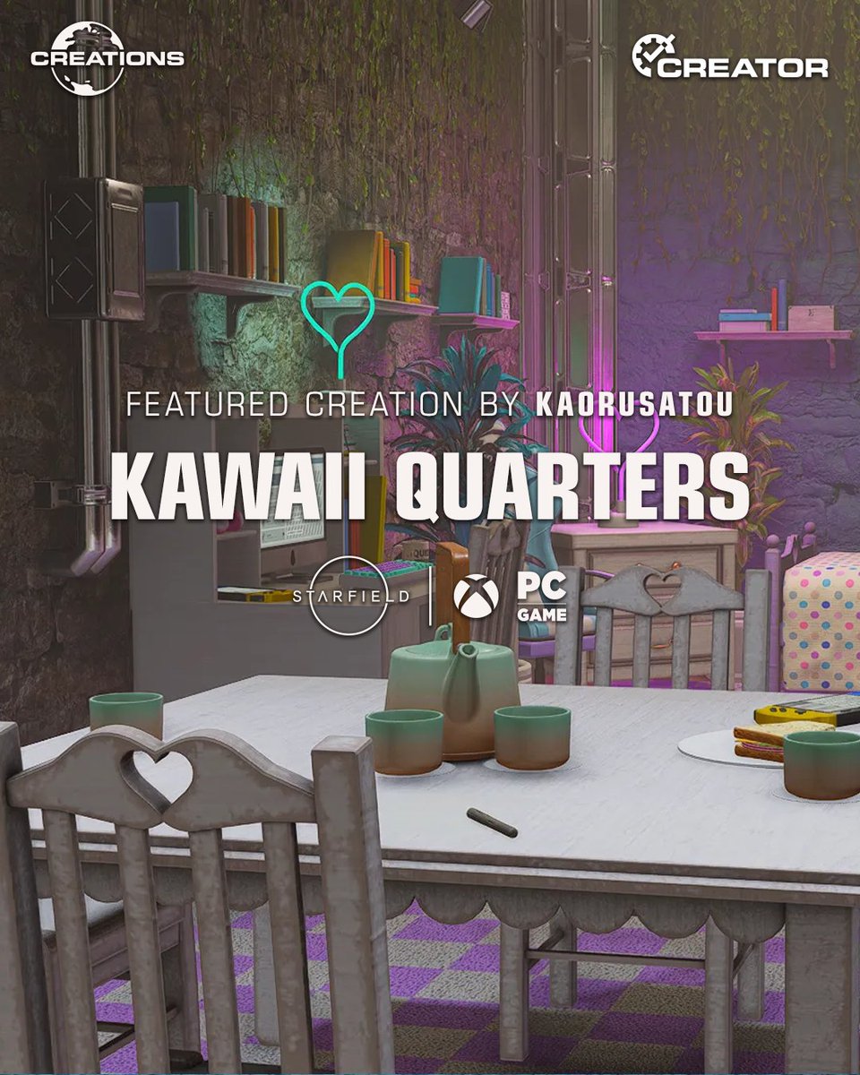 Does your ship or outpost need some Valentine's Day decor? Kawaii Quarters by KaoruSatou adds over 70 pieces of cute furniture and decor, as well as a new Deimos ship hab!

Check it out here: beth.games/4agPvD3