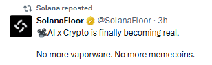 jackduval's tweet image. solana just retweeted a post saying "no more memecoins" and i think they're right

i think it's time to make memecoins agnostic of solana and majors as a whole, whether it be usdc pairs or some other alternative, and send solana back to zero where it belongs

let toly and them…