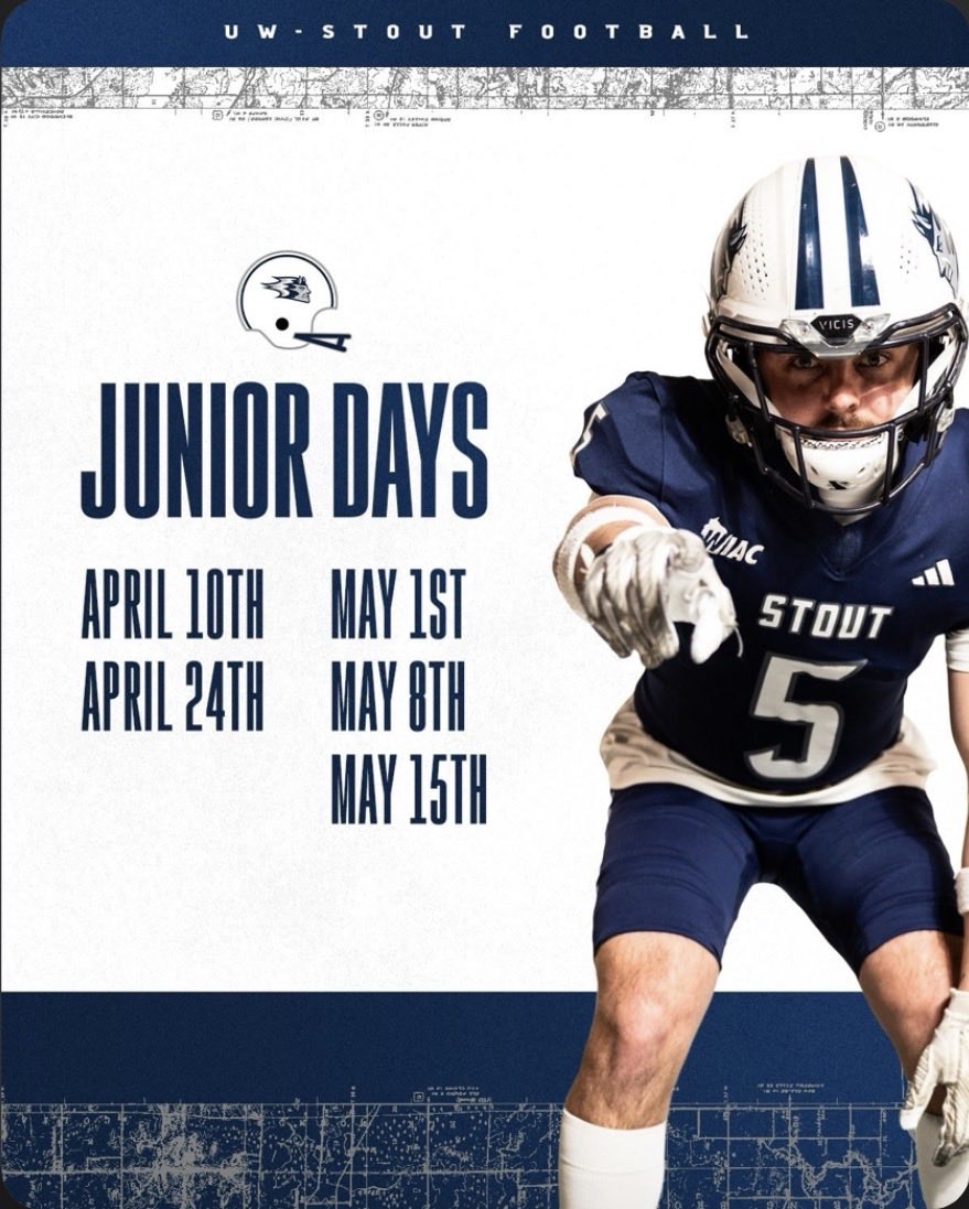 AcelinoR_2027's tweet photo. Huge thanks to @CoachDeBo76 for the Junior Day invite, excited to get out there !!
 
@StCatsFootball 
@TroyCollier_II 
@MJ_NFLDraft 
@PrepRedzoneWI
@UWStoutFootball https://t.co/fdjN8eVcBV