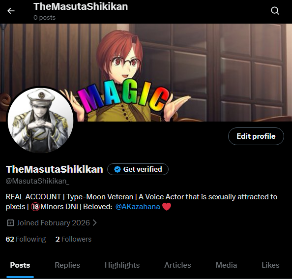 TheMasutaShikikan (@MasutaShikikan_) / Posts / X
