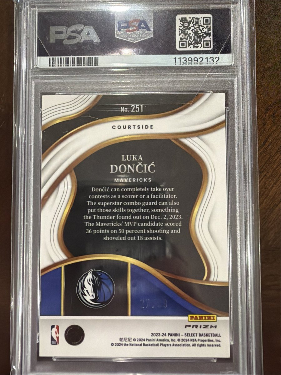 JRCards_'s tweet photo. @cardboardbst $90 on the Luka Cracked Ice GEM 10       
/99 🔥 https://t.co/LuczzkzGsl