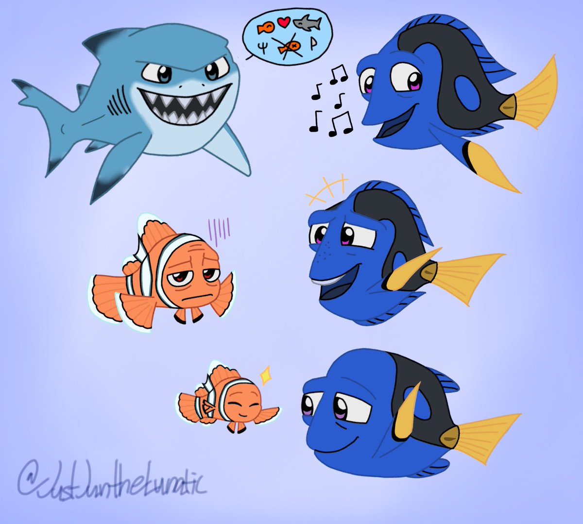 JustJunNoE's tweet photo. #findingnemo #findingdory https://t.co/H3daLYhKDB