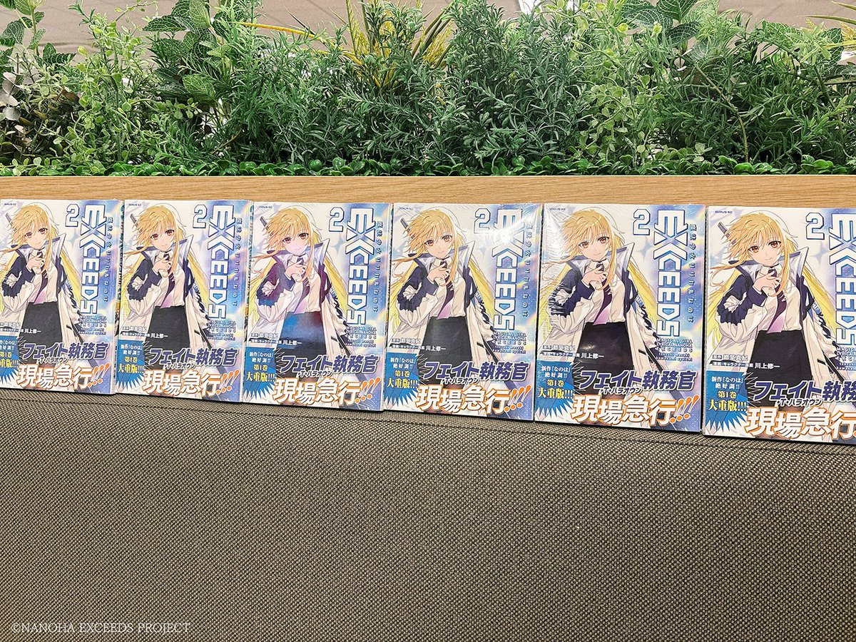 『魔法少女リリカルなのはEXCEEDS』
コミックス2⃣好評発売中！
nanoha.lnk.to/exceeds2