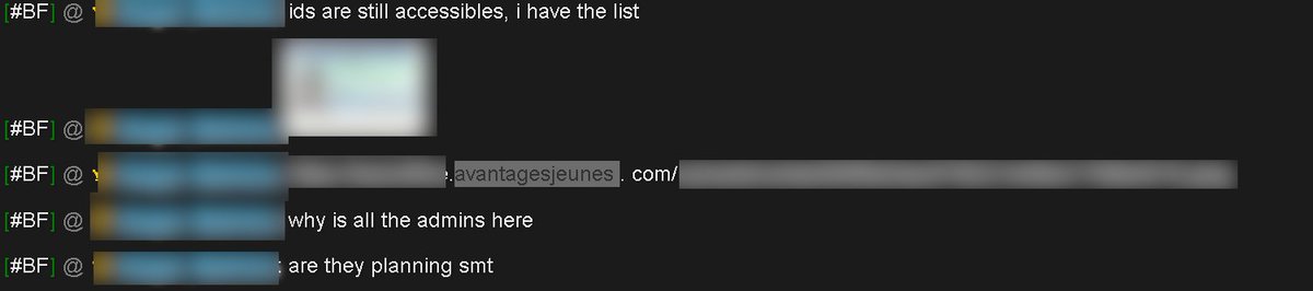 🚨 On marche sur la tête : alors qu’on nous oblige à donner nos cartes d’identité et des selfies pour accéder à des services, un hacker balance un lien du backoffice de Avantages Jeunes ; plusieurs dizaines de milliers de personnes sont concernées, dont des mineurs.

Tout est