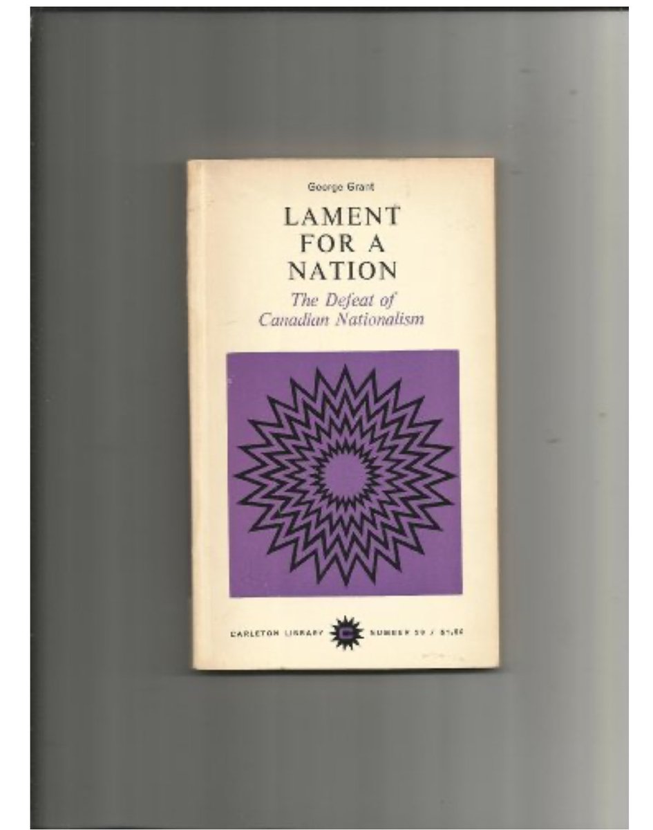 DrJStrategy's tweet image. Good history lessons for Canadians 

As George Grant warned in Lament for a Nation, a Canadian elite more concerned with its own ideological preening than with national interest sleepwalked the country into preventable loss of economic well being.

History doesn’t repeat exactly,