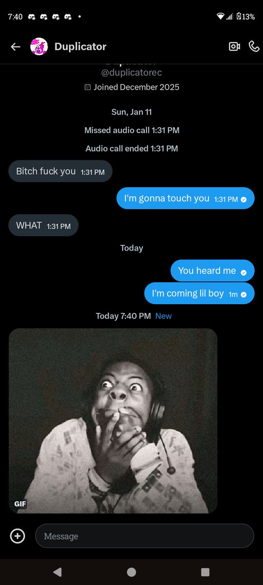 When you bored so you pm your paradoy account