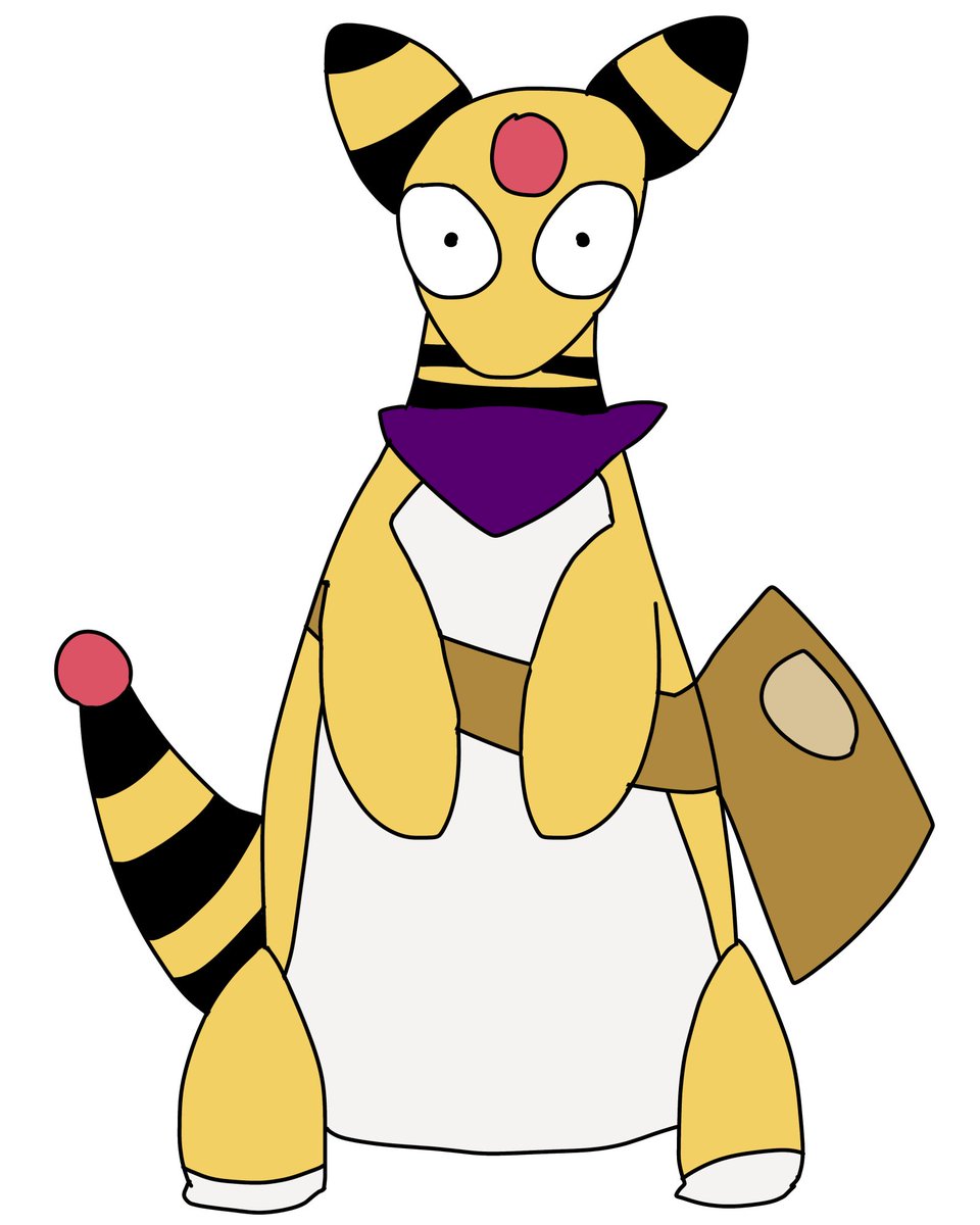 i have a fucking #starters oc now
his name is kamini
he was a relative to the ampharos in lavender town and hes kind of just a merchant who walks around places and even has his own shop

kill me
