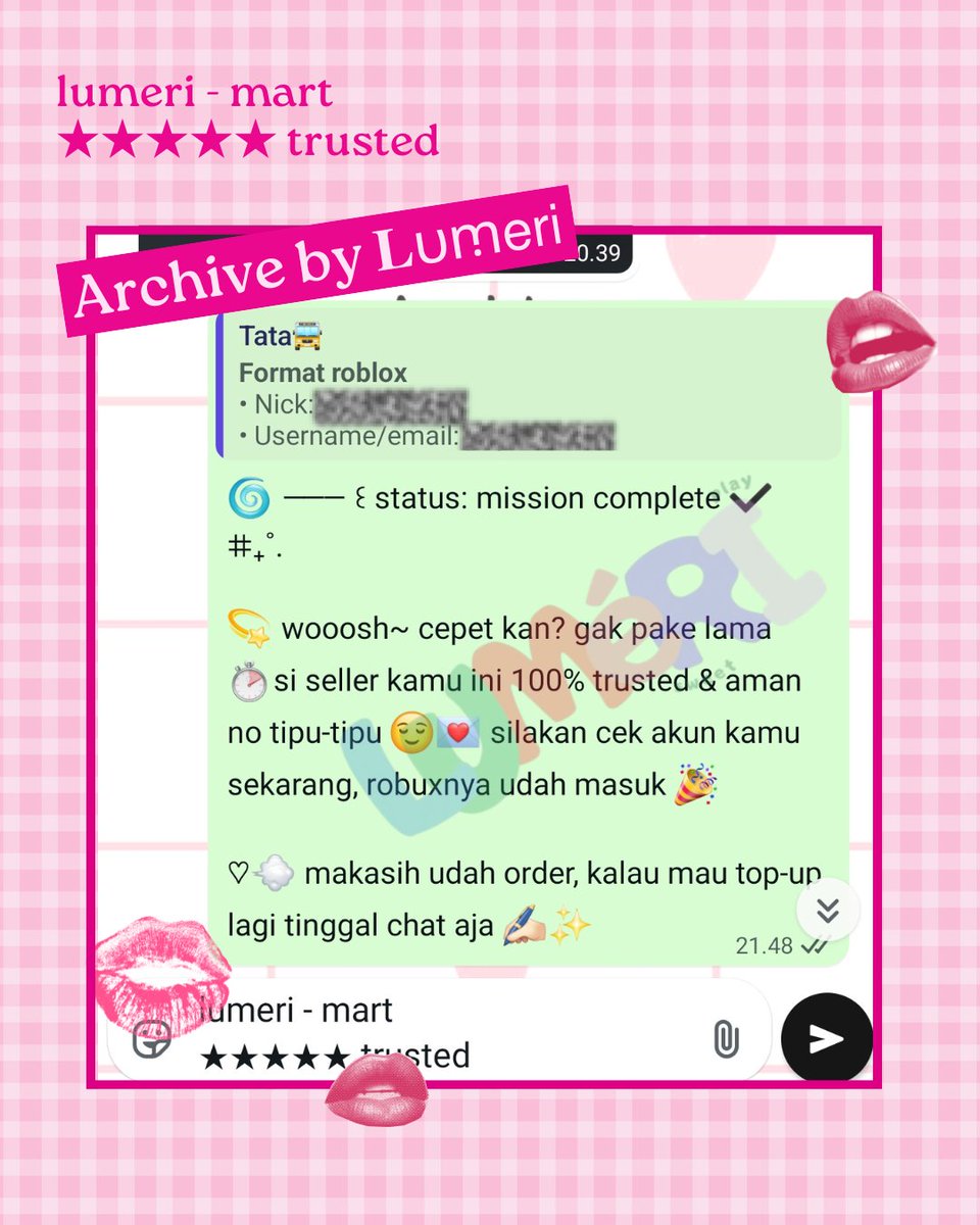 Restocdk's tweet photo. Yuk open topup robux dan game needs lainnya

#zonauang #lumeriarchive https://t.co/51Es6naSpq