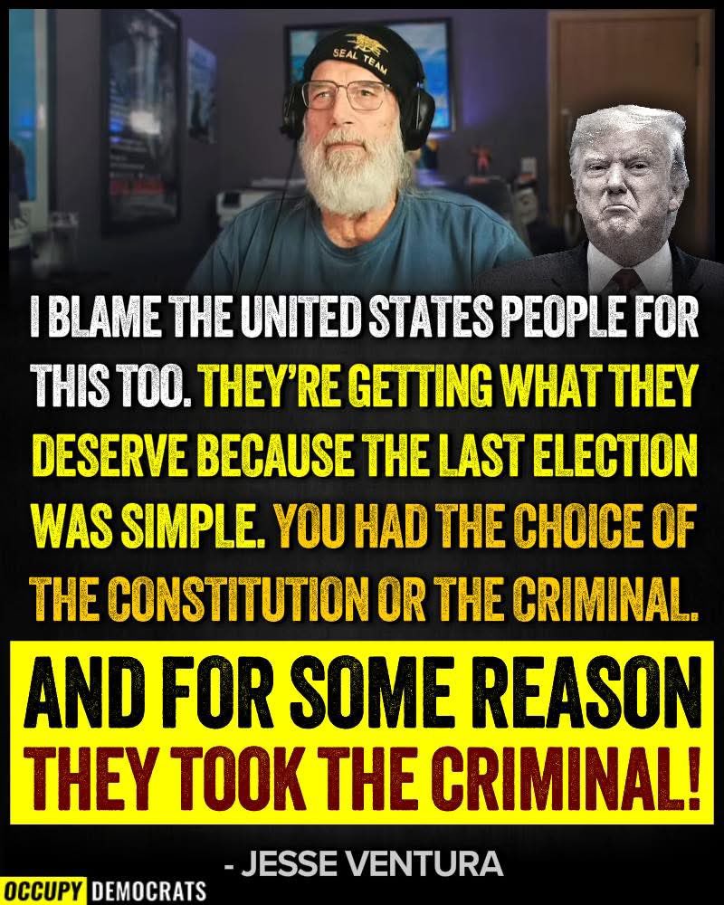 OccupyDemocrats's tweet image. Sometimes you need to hear tough love!