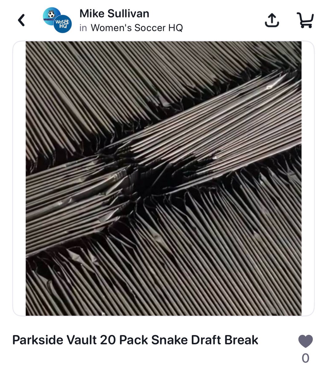 🎯 PARKSIDE VAULT SNAKE DRAFT  WEDNESDAY NIGHT

We’re running a 10 spot snake draft break with 20 Parkside Vault packs meaning every single spot walks away with 2 hits

This is a true draft style break where strategy actually matters as much as luck 👀

🟦 10 spots
🟦 20 Vault