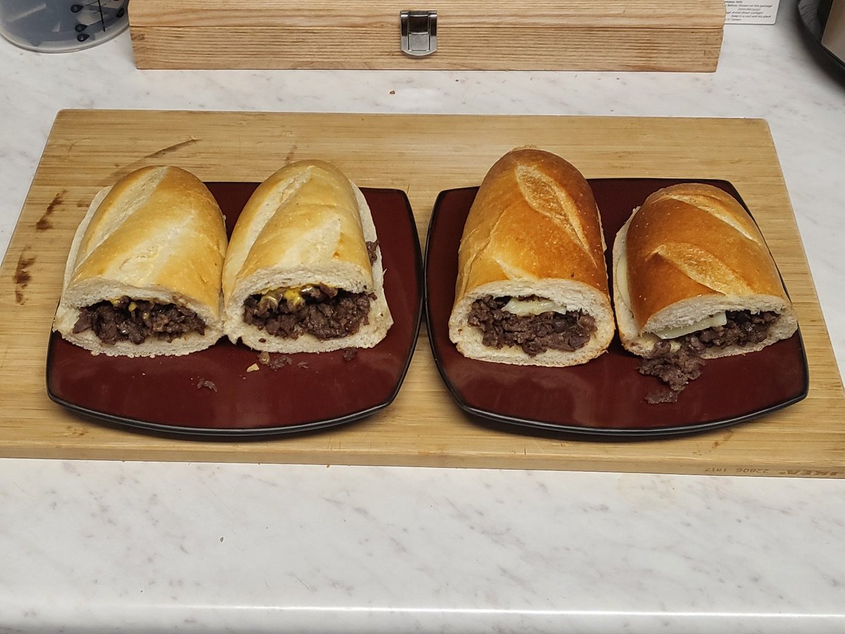 Prof_Ghostanus's tweet image. Made my wife and I some Teokgeori Village style bulgogi cheesesteak.
