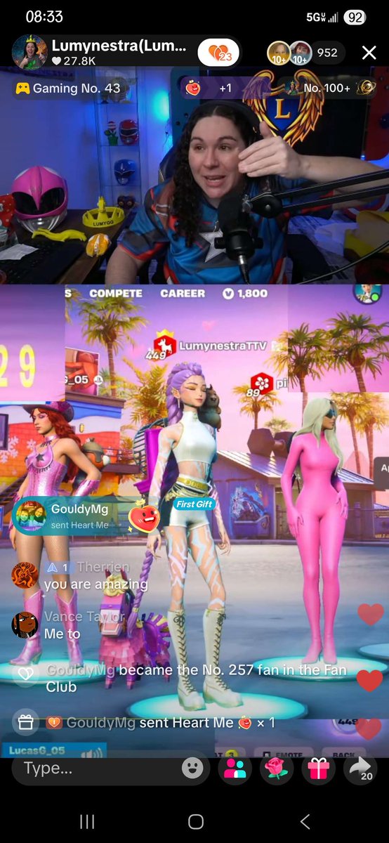 Absolute insanity! I am so blessed to have such an incredible community! Big Shoutout to my Lumy's Angels and Lumy's Knights who come through every day to help build something so special! Think we will hit 1k soon?