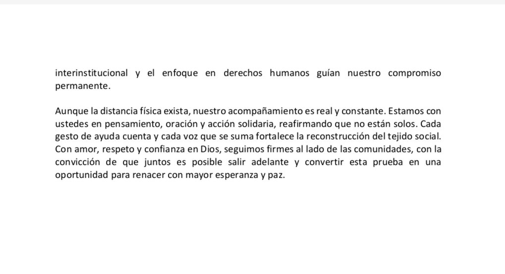 CatlTorre's tweet photo. SOLIDARIDAD CON LAS ORGANIZACIONES AFECTADAS POR LA OLA INVERNAL Y CRISIS CLIMATICA.
RED NACIONAL EN DEMOCRACIA Y PAZ ( RNDP) https://t.co/fyKXF8lKUM