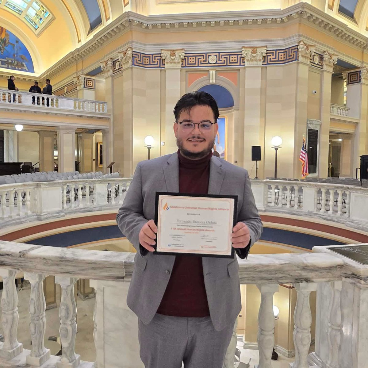 libsoftiktok's tweet image. Fernando Baquera Ochoa, who is a DACA recipient, is a teacher at US Grant High School in Oklahoma City Public Schools. He spends his spare time doxxing ICE’s live locations to help criminal illegals hide and evade ICE.

Would you feel comfortable with this person teaching your…