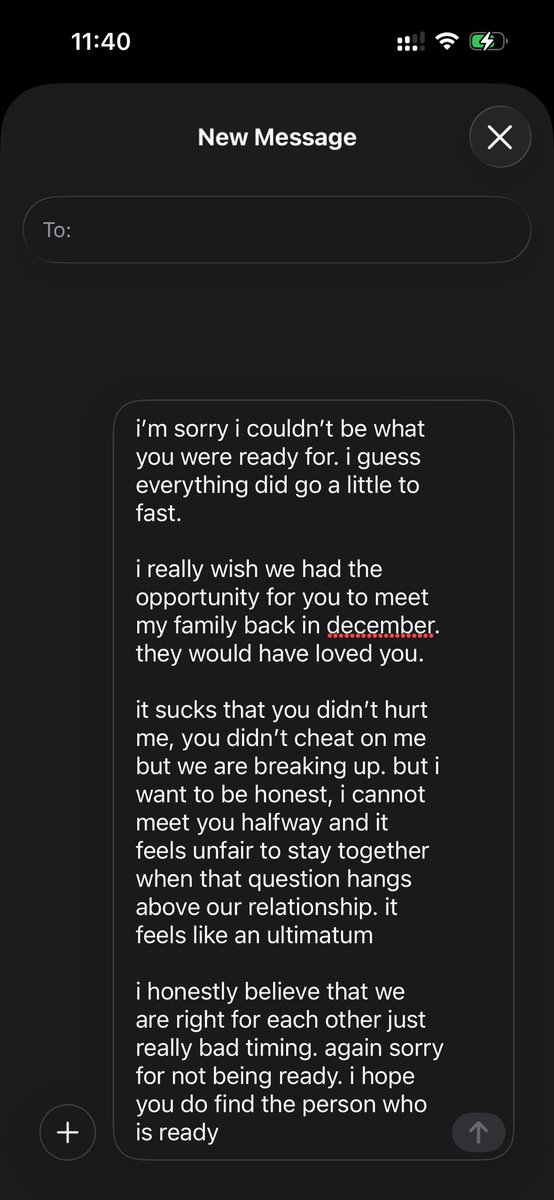 localyss's tweet photo. what i wanted to send to him. but as a coward, all i said was sorry i’m not ready. https://t.co/TbfvE6jq9L