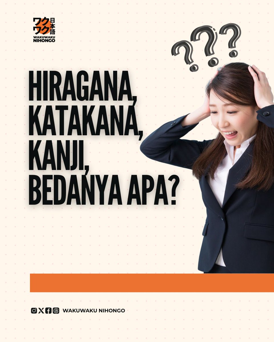 waku2nihongo_id's tweet photo. Banyak pemula masih bingung soal huruf Jepang 😵‍💫
Apakah kalian juga?

Kalau kamu tertarik belajar bahasa Jepang dari dasar 🎌 
yuk follow @waku2nihongo_ id

Jangan lupa share ke temanmu yang lagi mulai belajar Bahasa Jepang !

#belajarbahasajepang #nihongo #WakuWakuNihongoInfo https://t.co/0DaciA6Lgu