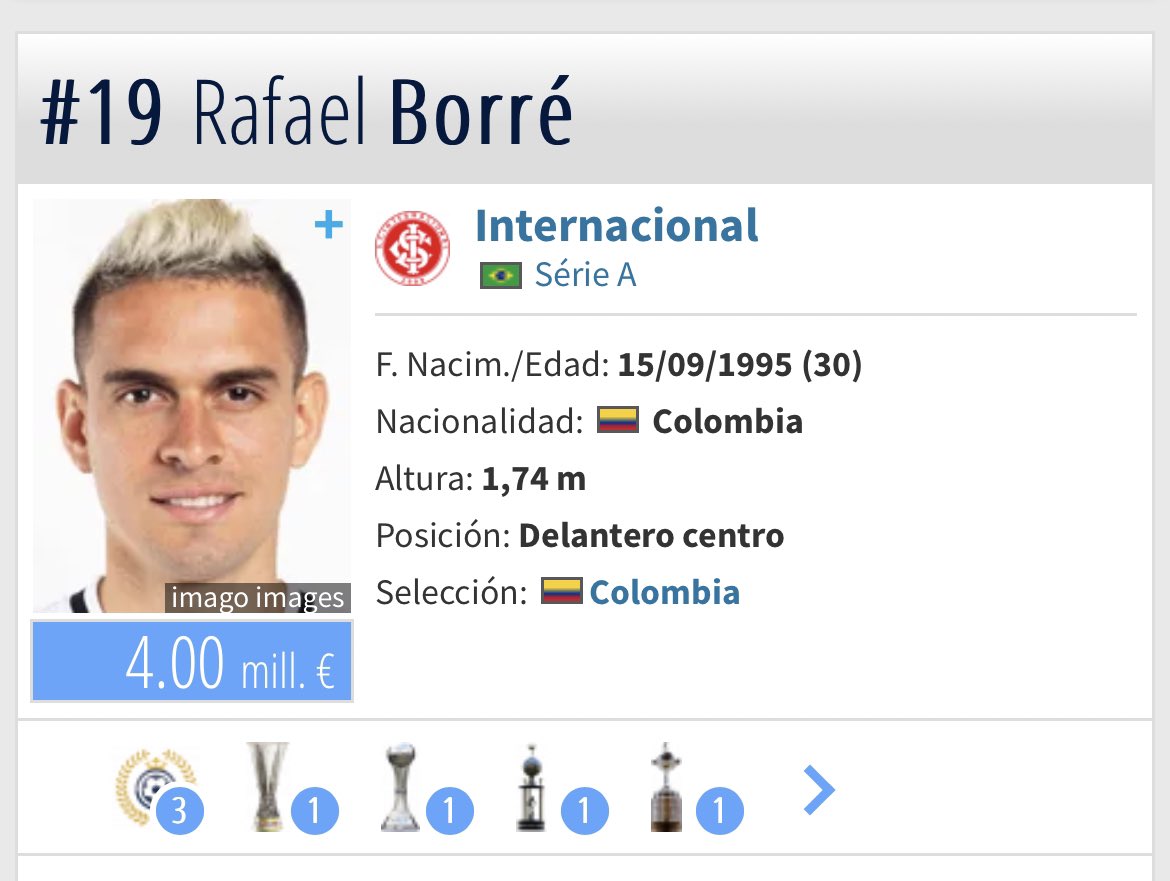 Santos borre no es delantero 
 ¿¿¿ ???
Joyitas del space, diría Turru