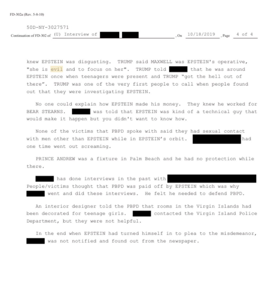 Newly unsealed court docs reviewed by the Miami Herald show Trump called Palm Beach police about Jeffrey Epstein in 2006

Trump described Ghislane Maxwell as an “evil operative” to “focus on”