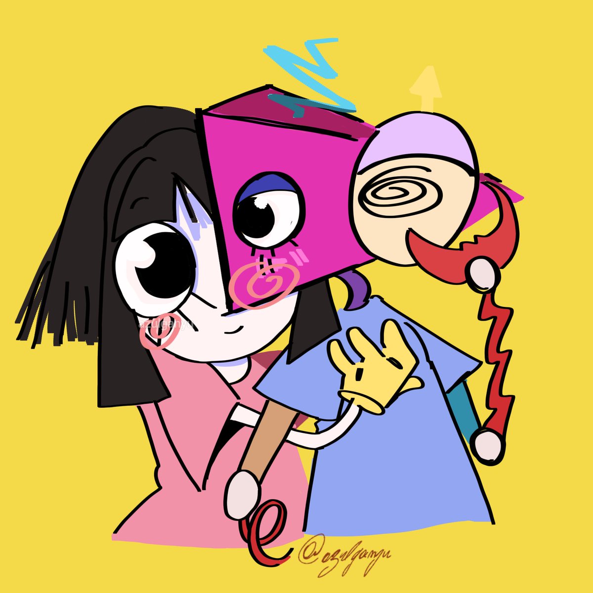 POMNIZOOBLE's tweet photo. Don't look at the hand i wasn't bothered to fix it. Goodnight !
x #zoomni #pomnizooble #zooblepomni #jestersmatch https://t.co/3E8hE5mnbf