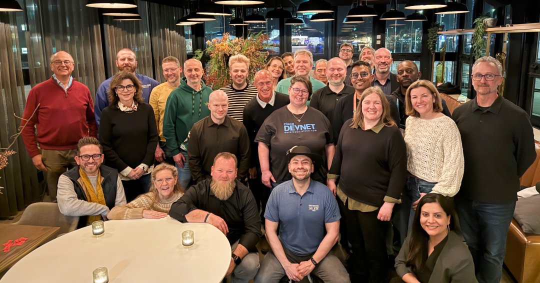 It was fantastic to catch up, connect, and celebrate our wonderful #CiscoVIP members @ #CiscoLiveEMEA! Thank you for your active engagement and valuable contributions to the #CiscoCommunity and #CiscoCert online technical communities. We appreciate you! 🤩
 
<a href="/LearningatCisco/">Learn with Cisco</a>