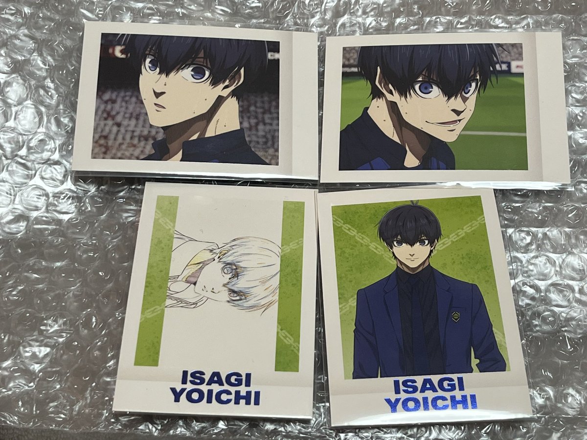 hi_ma_taro's tweet image. 【交換、譲渡】ブルーロック バレンタイン Sweet Valentine 特典 箔押しメッセージカード
譲→冴、凛、千切、玲王
求→同異種潔or150/枚＋送料

🌻譲渡は全て纏めての方は送料負担します
🌻郵送
🌻異種交換の場合2枚目のもの最優先

検索からもお気軽にお声掛けください(❁ᴗ͈ˬᴗ͈)