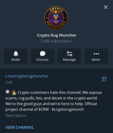 Crypto Rug Muncher tweet media