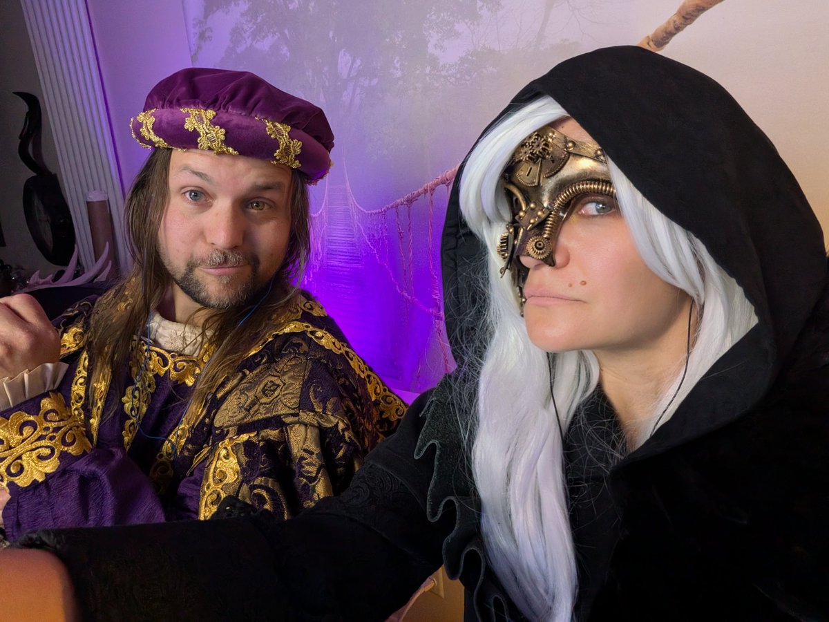 DianaRes3's tweet image. Magic and Monsters is back and we are excited to come back and play again. Join us for some Daggeraheart! Let's go!  @azerold1 @kjdawson80 GM @ErikFrankhouse on youtube.com/live/edYm8hx... NOW! 🖤⚔️ #Daggerheart #d20 #TTRPG