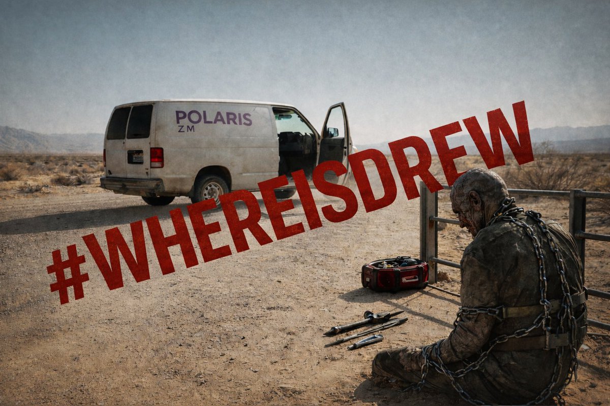 No wonder he’s missing. Driving alone out there with those radical Roamers. They probably made him braindead with rotter indoctrination. #WHEREISDREW