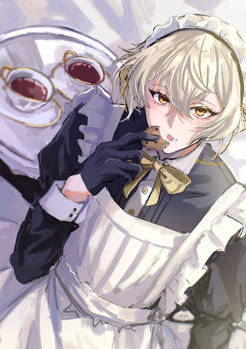 ⚠︎︎女装
メイド服着てくれた兄者のらくがき