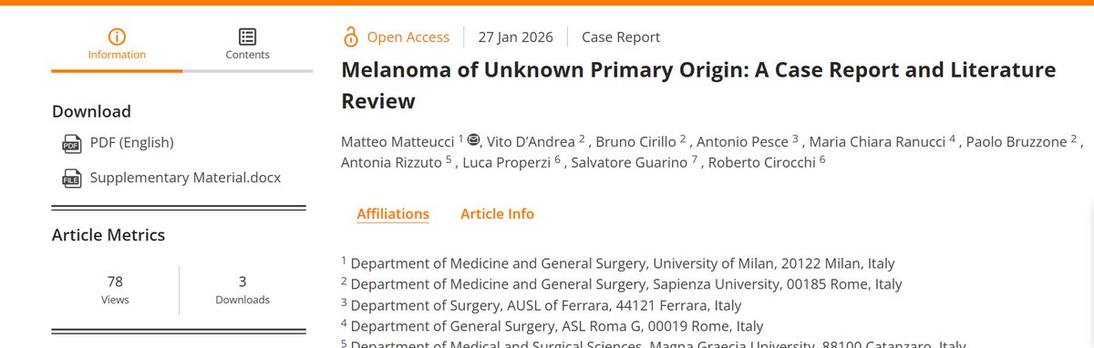 AIC1922's tweet photo. 🚀 Recommended Reading from Issue 2!  

🔗https://t.co/Fjt8WO4BgH
🔗https://t.co/6dnt2jZaIi

#HeadAndNeckSurgery #SquamousCellCarcinoma #NeckDissection #Melanoma #OncologicSurgery #CaseReport #LiteratureReview #AIC #AnnaliItalianidiChirurgia https://t.co/YYG78qOkEl