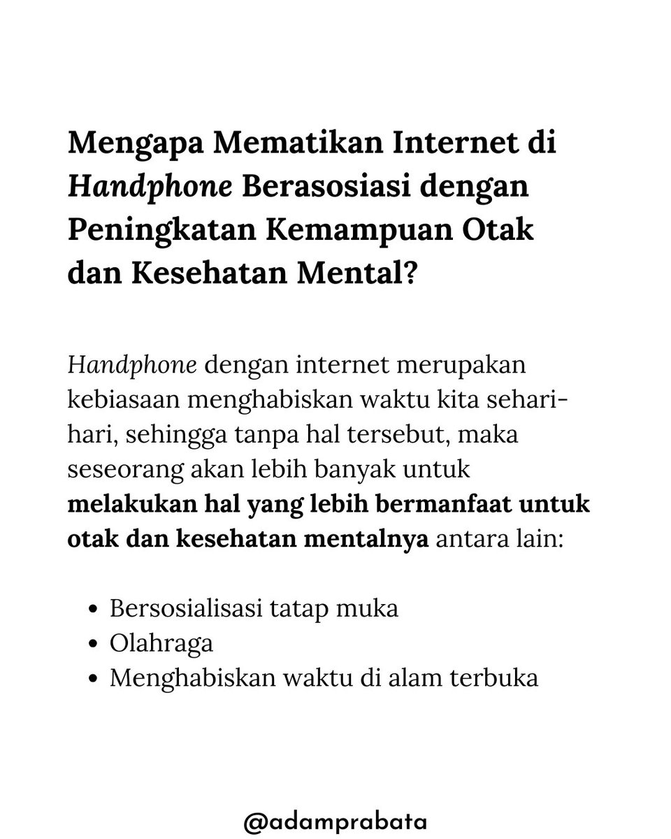 Gua Penasaran Mau Matiin Internet di Handphone untuk Detoks Setelah Baca Jurnal Ini.

Sebuah studi terbaru yang dipublikasikan dalam jurnal PNAS Nexus (2025) memberikan temuan empiris yang cukup provokatif mengenai perilaku digital kita. Penelitian yang melibatkan 460 partisipan