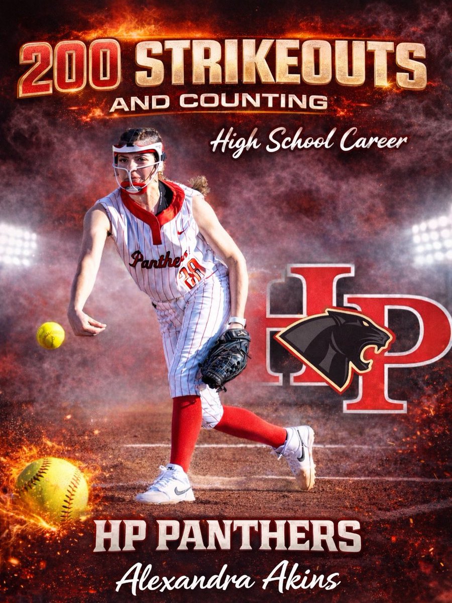 🔥 200 STRIKEOUTS AND COUNTING 🔥
High School Career 🥎

Pure grit. Relentless work. Locked in from the circle. So proud of this milestone and the journey ahead still just getting started.

Hyde Park Panthers 🐾 <a href="/AthleticsHP/">Hyde Park Athletics</a>  <a href="/BobCorona2/">Bob Corona</a> <a href="/bombersgold_LS/">Bombers Gold LS CTX 16U</a>  <a href="/CoachMikeSunday/">Mike Sunday</a> <a href="/VypeATX/">VYPE Austin</a>