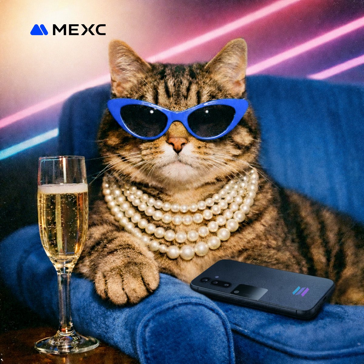 MEXC_Listings's tweet image. GM. Say hi to the MEXC kitty for good luck. 🐱🍀