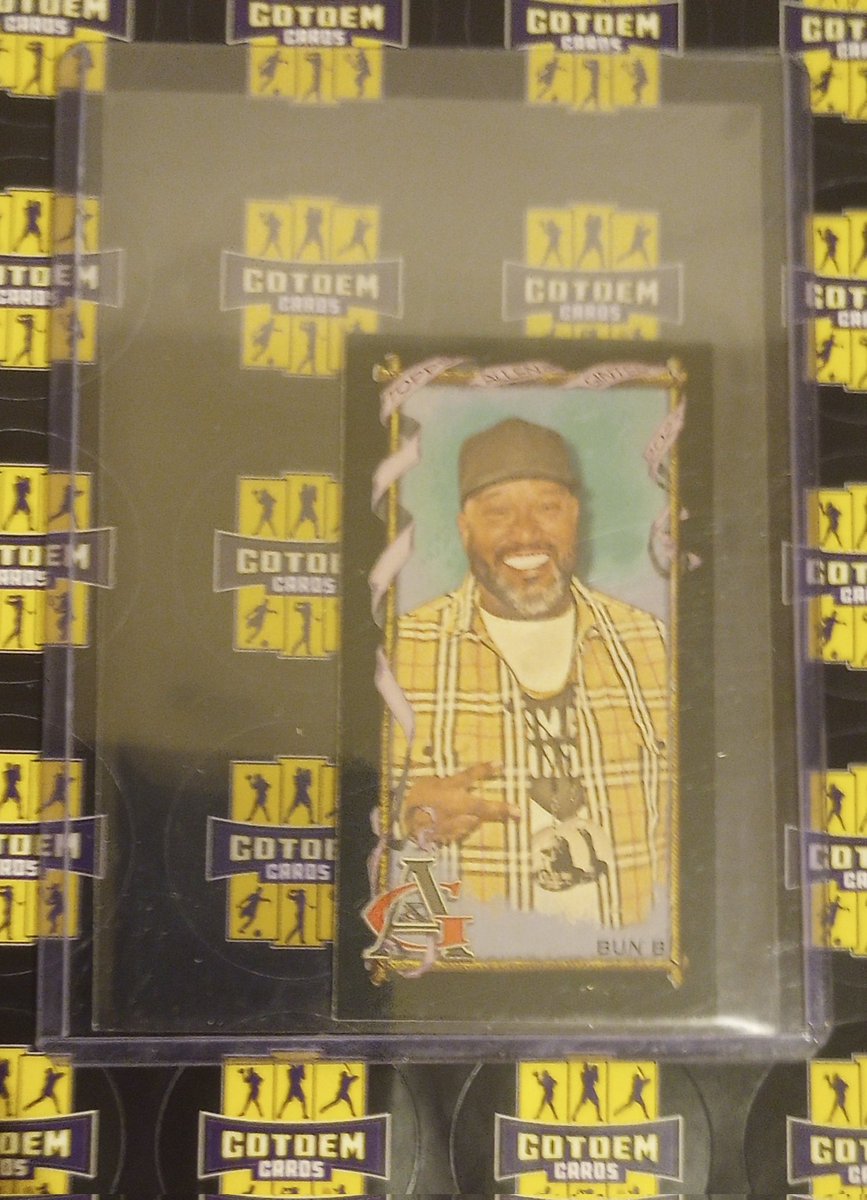 GotdemCards's tweet photo. 2023 Topps Allen and Ginter Mini Black Border #218 Bun B Rapper

$3 OBO 

#THFpro #HipHop #rapper #UGK #Texasrap #Houston https://t.co/ezPPdU2HEF