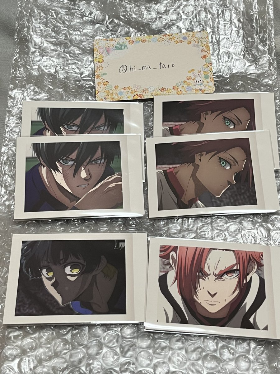 hi_ma_taro's tweet image. 【交換、譲渡】ブルーロック ぱしゃこれ vol.6
譲→凛、冴、蜂楽、閃堂
求→2枚目の潔or90/枚＋送料

🌻譲渡はすべて纏めての方送料負担します
🌻郵送

検索からもお気軽にお声掛けください(❁ᴗ͈ˬᴗ͈)