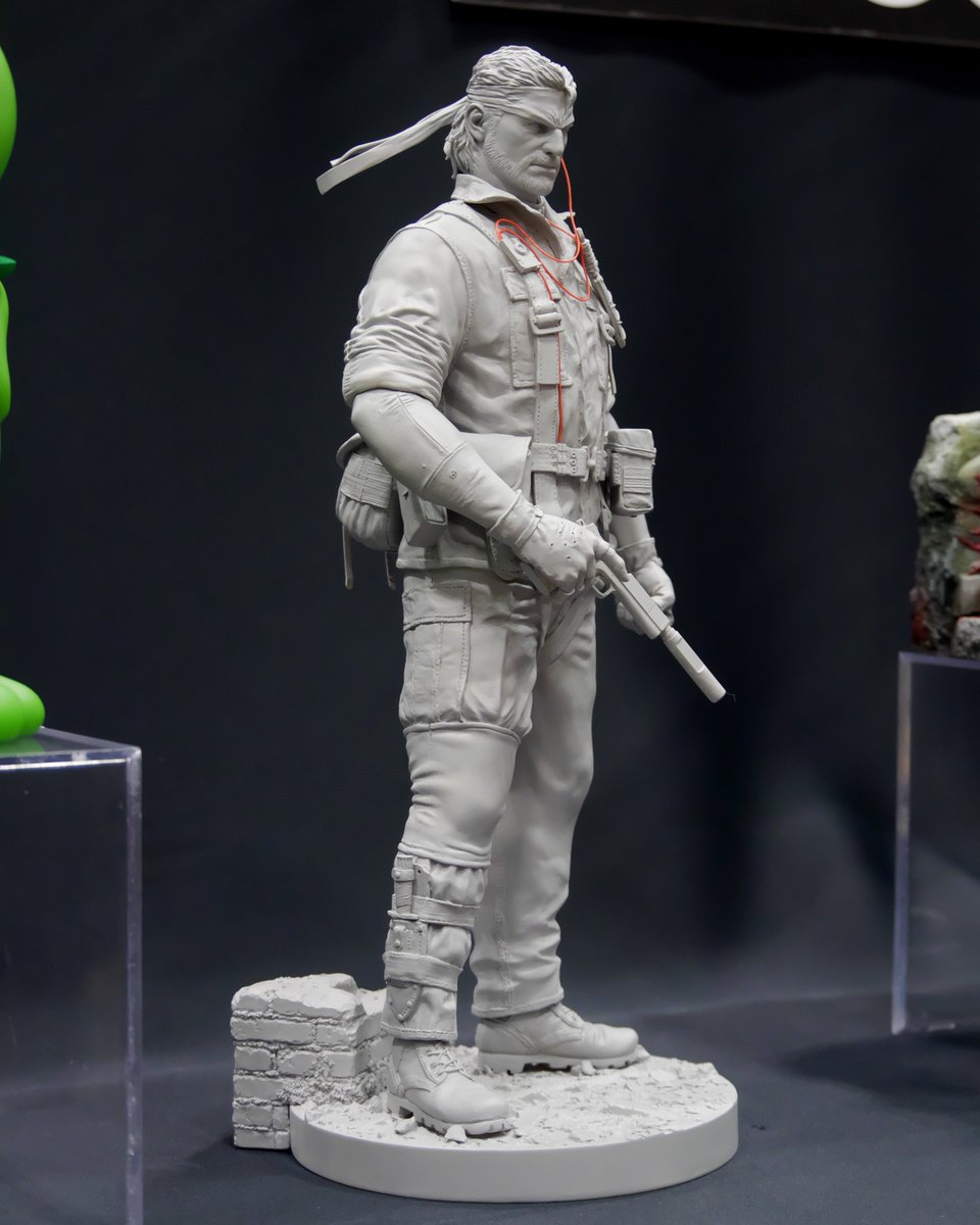ワンフェス2026冬　レポート 1

「METAL GEAR SOLID Δ: SNAKE EATER ネイキッド・スネーク 1/6スケールスタチュー」の原型複製品を展示しました。只今、彩色見本を鋭意制作中です。続報にご期待ください！

The prototype of "METAL GEAR SOLID Δ: SNAKE EATER, Naked Snake 1/6 Scale Statue" was on