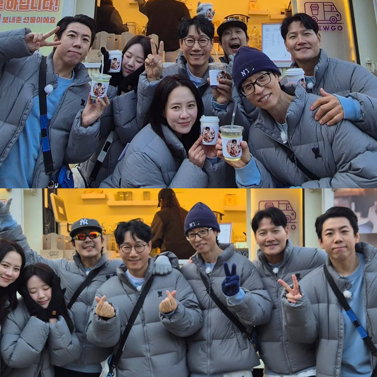seoksam celebrating his birthday with the members 

#RunningMan #런닝맨