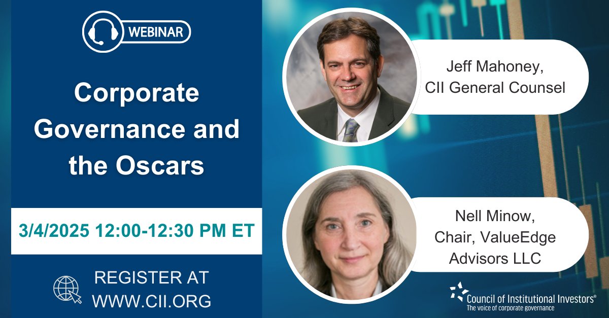 Council of Institutional Investors tweet media