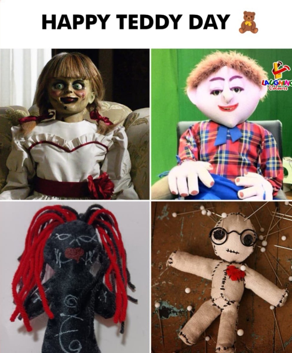 Rhidhima1412's tweet image. Happy Teddy Day 🤗 

Konsa du aapko...bata do na 🤣😂

#TeddyBear