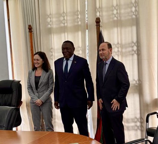 Enjoyed some fruitful discussions with <a href="/MalawiGovt/">Malawi Government🇲🇼</a> officials on ways to strengthen the country’s social protection system &amp; job creation policies during a visit to #Malawi by @WBG Practice Manager Loli Arribas-Banos