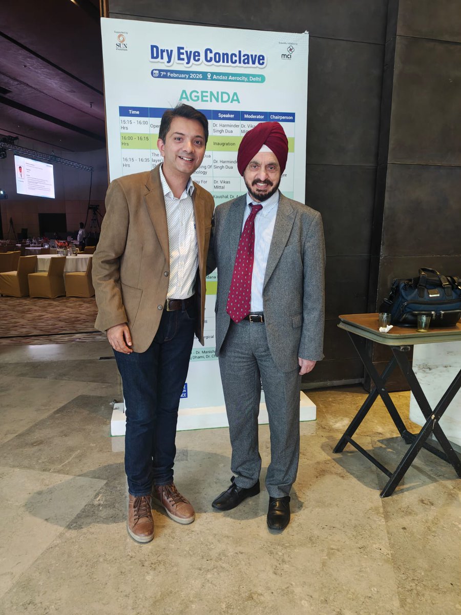Our corneal surgeon Dr Nishant Sood had the honor of meeting the legend Prof. Harminder Dua—a pioneer whose work has transformed corneal science worldwide.Interactions like these inspire lifelong learning and reaffirm our commitment to excellence in patient care.